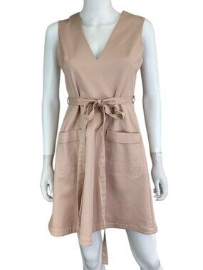 ALEXIS Pink Sleeveless Mini Wrap Dress Size 0